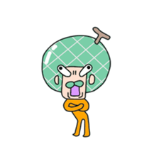 Melon man(world sticker #9393595