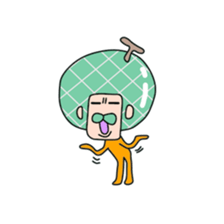 Melon man(world sticker #9393597