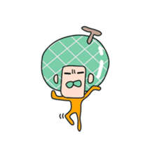 Melon man(world sticker #9393598