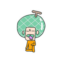 Melon man(world sticker #9393600