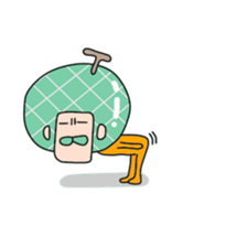 Melon man(world sticker #9393601