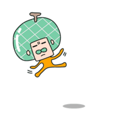 Melon man(world sticker #9393606