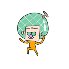 Melon man(world sticker #9393607