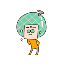 Melon man(world sticker #9393610