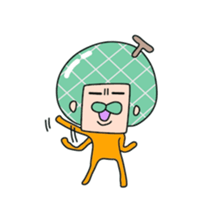 Melon man(world sticker #9393611