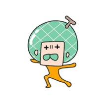 Melon man(world sticker #9393618