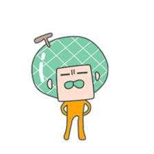 Melon man(world sticker #9393619