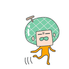 Melon man(world sticker #9393620