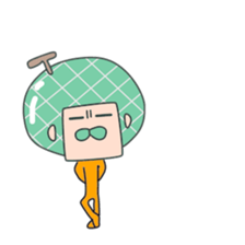 Melon man(world sticker #9393622