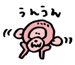 Pinky Monkey-Chan sticker #9393748