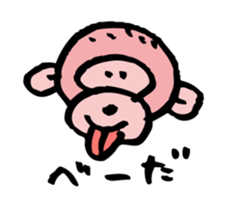Pinky Monkey-Chan sticker #9393753
