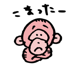 Pinky Monkey-Chan sticker #9393755