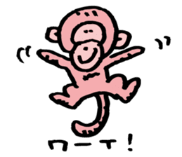 Pinky Monkey-Chan sticker #9393766