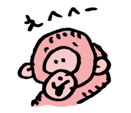 Pinky Monkey-Chan sticker #9393768