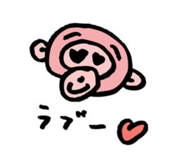 Pinky Monkey-Chan sticker #9393770