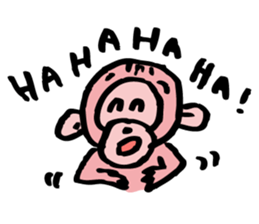 Pinky Monkey-Chan sticker #9393775