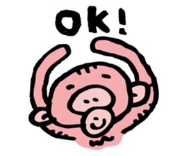 Pinky Monkey-Chan sticker #9393782