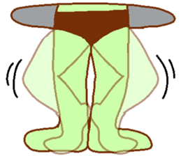 Weirdo festival green man sticker #9394523