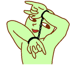 Weirdo festival green man sticker #9394527