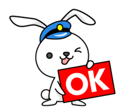 Bunny Stationmaster: Mochy sticker #9394592
