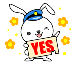 Bunny Stationmaster: Mochy sticker #9394593