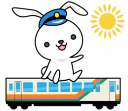 Bunny Stationmaster: Mochy sticker #9394618