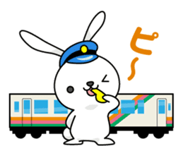 Bunny Stationmaster: Mochy sticker #9394621