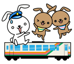 Bunny Stationmaster: Mochy sticker #9394623