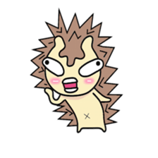 Hedgehog(kanagawa)world sticker #9394748