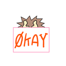 Hedgehog(kanagawa)world sticker #9394750