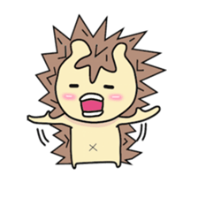 Hedgehog(kanagawa)world sticker #9394753