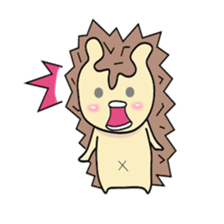 Hedgehog(kanagawa)world sticker #9394771