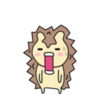 Hedgehog(kanagawa)world sticker #9394780