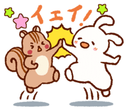 Friends! Rabbit Tamtam & Squirrel Puti sticker #9394905