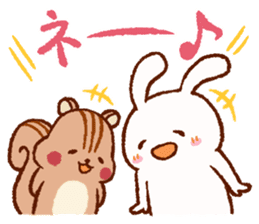 Friends! Rabbit Tamtam & Squirrel Puti sticker #9394909