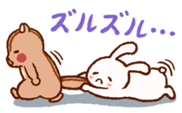 Friends! Rabbit Tamtam & Squirrel Puti sticker #9394913