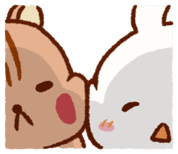 Friends! Rabbit Tamtam & Squirrel Puti sticker #9394915