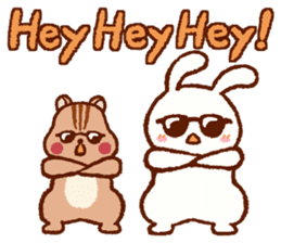 Friends! Rabbit Tamtam & Squirrel Puti sticker #9394916