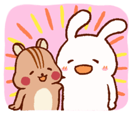 Friends! Rabbit Tamtam & Squirrel Puti sticker #9394917