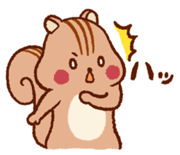 Friends! Rabbit Tamtam & Squirrel Puti sticker #9394919