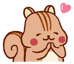 Friends! Rabbit Tamtam & Squirrel Puti sticker #9394921