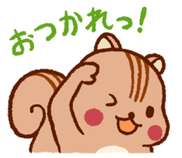 Friends! Rabbit Tamtam & Squirrel Puti sticker #9394924