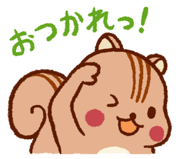 Friends! Rabbit Tamtam & Squirrel Puti sticker #9394924