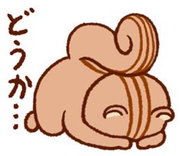 Friends! Rabbit Tamtam & Squirrel Puti sticker #9394926