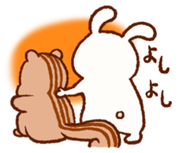 Friends! Rabbit Tamtam & Squirrel Puti sticker #9394941