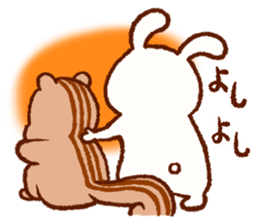 Friends! Rabbit Tamtam & Squirrel Puti sticker #9394941