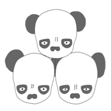 Realistic panda(world sticker #9395002