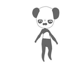 Realistic panda(world sticker #9395007