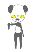 Realistic panda(world sticker #9395021