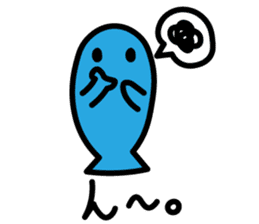 Kawaii Fish (Sakana) sticker #9395329